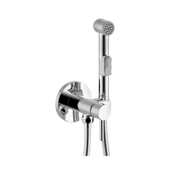 Смеситель Россинка для биде X25-51 (25мм) хром встройка, гигиенический душ  (12)