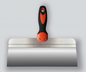 Шпатель фасадный 200 мм, нержавеющая сталь, двухкомпонентная ручка "ПРОФИ" (12)