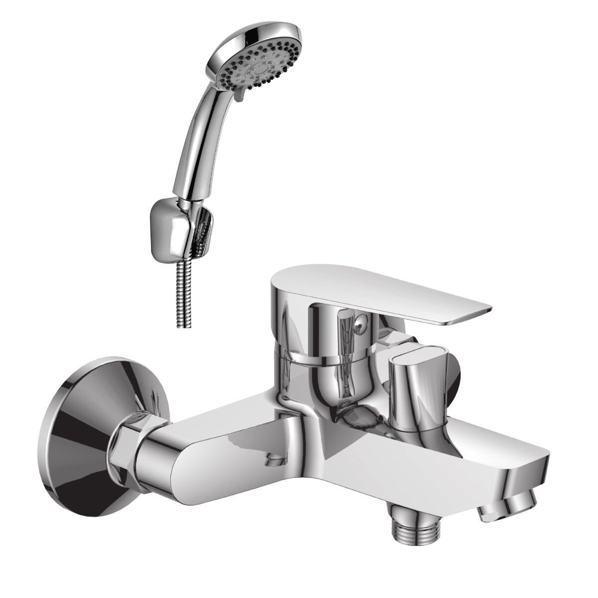 Смеситель Россинка для ванны S35-31 (35мм) хром короткий излив  (12)