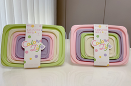 Набор контейнеров "Лакомка" прямоуг., 4 шт., пластик 2л; 1,1л; 550 мл; 260 мл