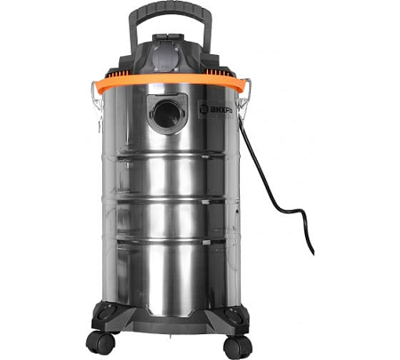 Строительный пылесос СП-1500/30 Вихрь 1500 Вт, 30 л, 40 л/с, шланг 3 м