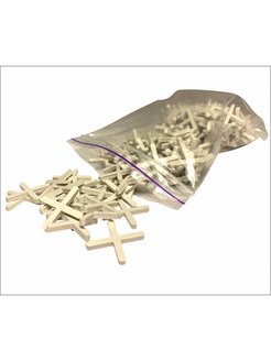 Крестики для кафеля 1,5 мм,1000 шт. (30пак/кор)