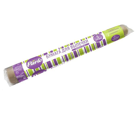 Бумага для выпечки 5м*30см КОРИЧНЕВАЯ, 1шт PARLO (36)