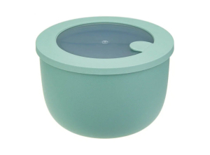 Миска д/СВЧ 0,6л с/кр "Нео" герметич. Фисташковый (16) М1324