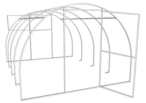 Теплица Польза-3 Эко Лайт 3*4м