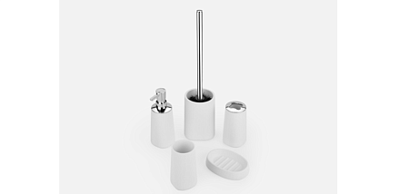 Стакан для зуб. щеток  белый