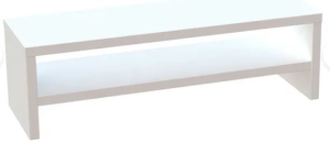 ТВ-тумба Энкель S00142 ТВ12 120х37x38, белый