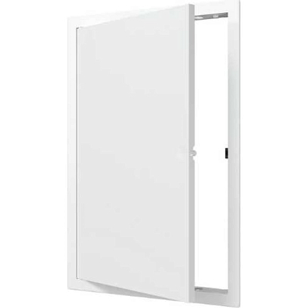 Люк ревизионный LN фланец 300х400 нажимной 327х427 пластик EVECS (10)