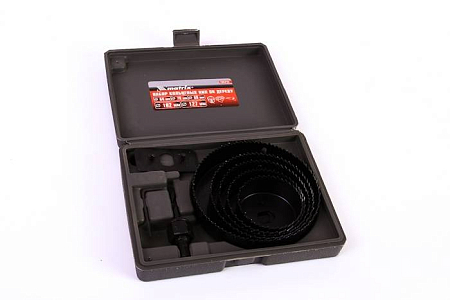 Набор кольцевых пил по дереву, 64-127 мм, 8 предм.// MATRIX (30)