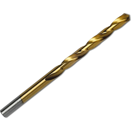 Сверло по металлу MosTek 13,0х134/205 мм удлиненное HSS-TiN (титан - нитридное покрытие) DIN 340 RN