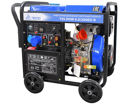 Инверторный дизельный сварочный генератор TSS DGW 6.0/200ED-R
