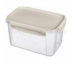 Контейнер д/продуктов 1,5л Lock&Ok прямоуг. бежевый флэк (18) 433155335 Быт