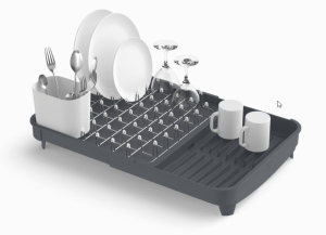 Сушилка д/посуды Omni раздвижная 365*365*170мм Графит (5)