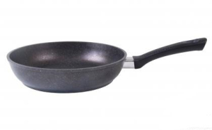 Сковорода 240/60мм Мраморная а/п темный мрамор (5) смт241а