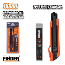 Нож канцелярский 18мм FINDER (12/144)