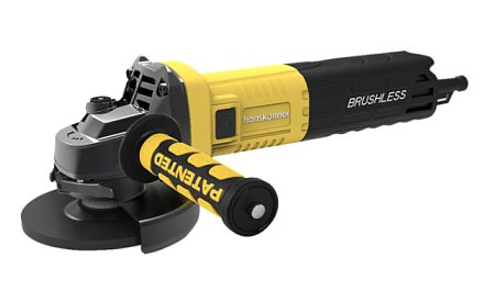 УШМ б/щ Hanskonner PLATINUM, 125мм, 1600Вт, 11000об/мин, 