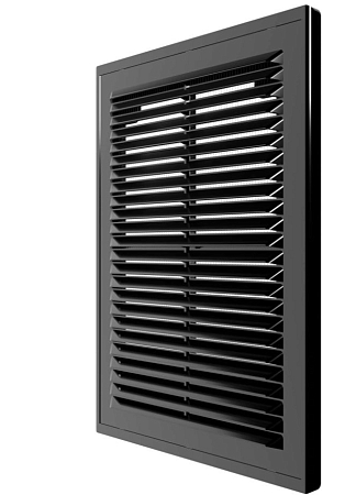 Решетка вентиляционная Р сетка разъемная 185х255 пластик Black ERA (40)
