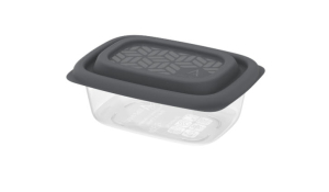 Контейнер д/СВЧ 0,31л "Гурман" графит (60) АП 1013 (60)