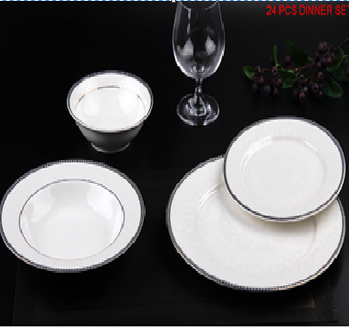 Набор посуды  24 шт на 6 персон белая