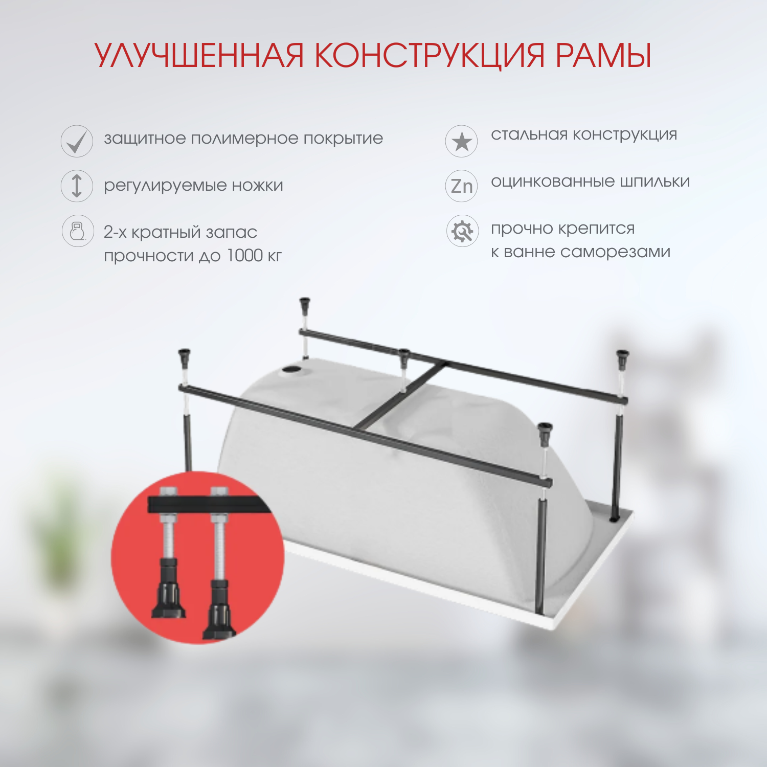 Ванна акриловая