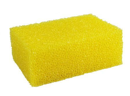 Губка DЕCOR, грубый поролон, 160х110х60 мм (6шт/уп)