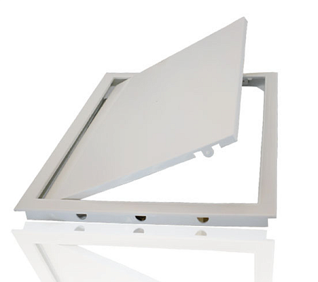 Люк-дверца ревизионный, нажимной 168х168 с фланцем 146х146 (32)