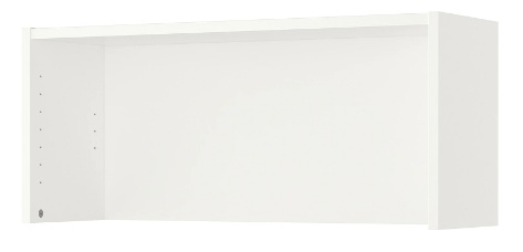 Полка верхняя БИЛЛИ белый, 80x28x35см