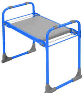 Скамейка садовая СКМ (СКМ/Г голубой) с мягким сиденьем
