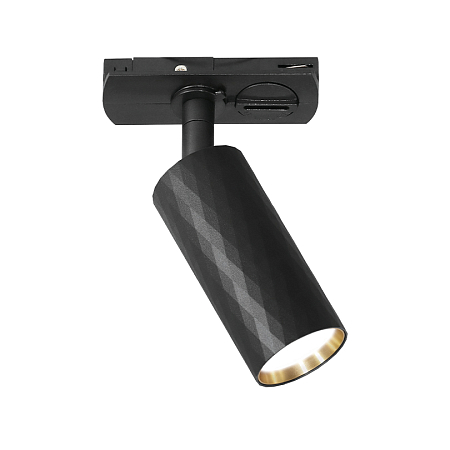 Трековый светильник WOLTA WTL-MR11/17BG Piccole под лампу MR11 с цоколем GU10 IP20 Чёрный/золото φ40