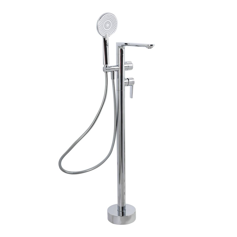 Смеситель напольный для ванны, хром LUX-VDP-01