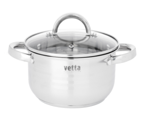 Фултон Кастрюля 24х14см, 5,4л, со стекл. крышкой VETTA