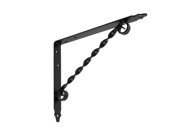 Кронштейн фигурный Домарт 250х200 мод.2 (черный) (10)