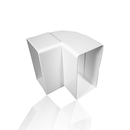 Колено ERA вертикальное плоское 90°, 110*55 (44)