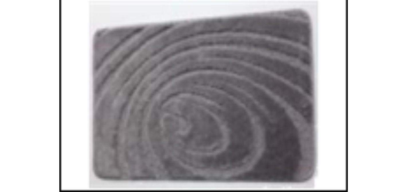 Коврик из полипропилена на латексной основе, "L'CADESI LEMIS", 50х80см из 2 штук,3019 серый , Турция