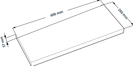 Полка настенная 60х25х3 7 белый ФОРА 1 6 2