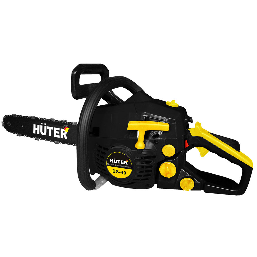 Бензопила Huter BS-40 (подходит цепь 1,33/3,8", 57 звеньев) 1,9 кВт, 40 см, 6.5 кг