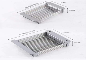 Сушилка-коландер для мойки металлическая
