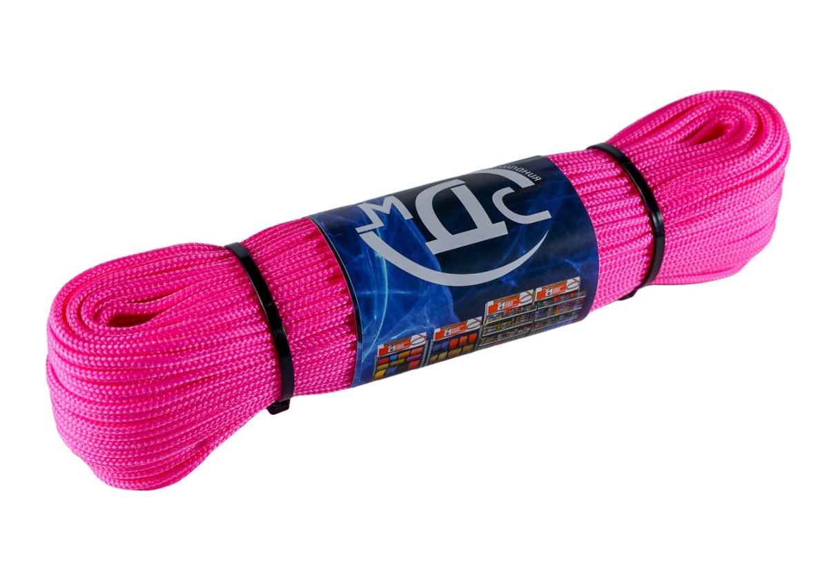 ШнурПП пл.3мм16пр.50м НЕОНОВЫЙ