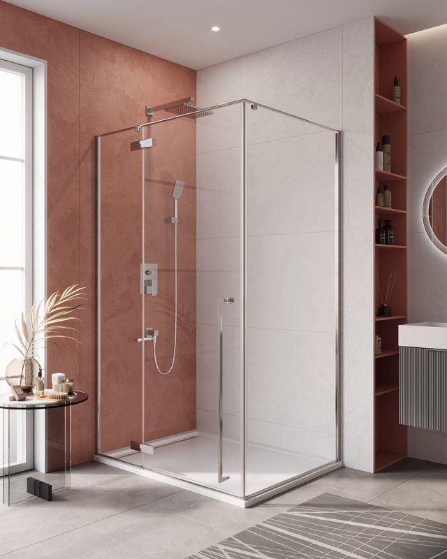 Уголок душевой LINER-AH-1-120/90-C-Cr-L(_1_)