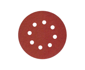 Диск шлиф. 8 отв.корич. Makita D125 мм, A80, липучка D-54514 (упак-10 шт)