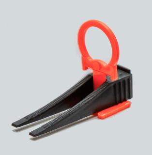 Система выравнивания плитки Зажим "Кольцо" 40 шт + Клин 40 шт, 1,4 мм, пакет (15пак/короб)