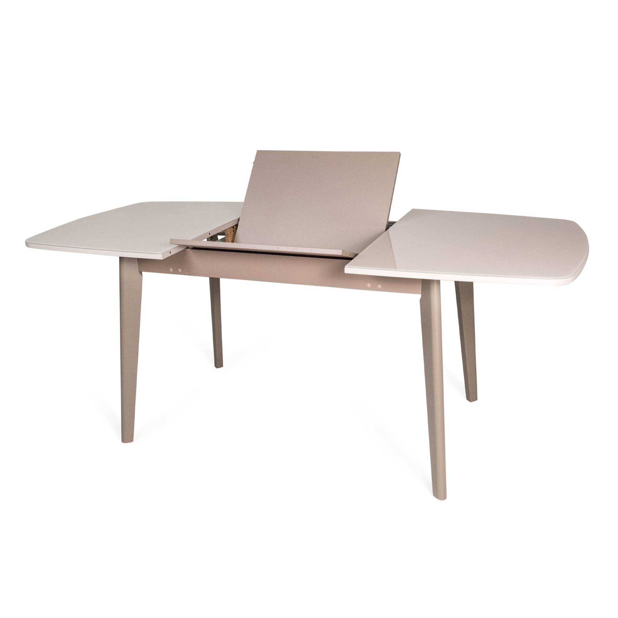 Стол Солярис-2 1250(550)840 латте, подстолье 4H-10 латте