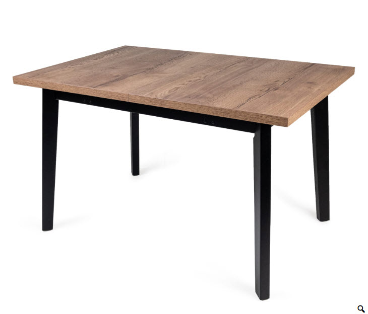 Стол Галактика 120 1200(440)*800 Галифакс табак 4H-14 черный