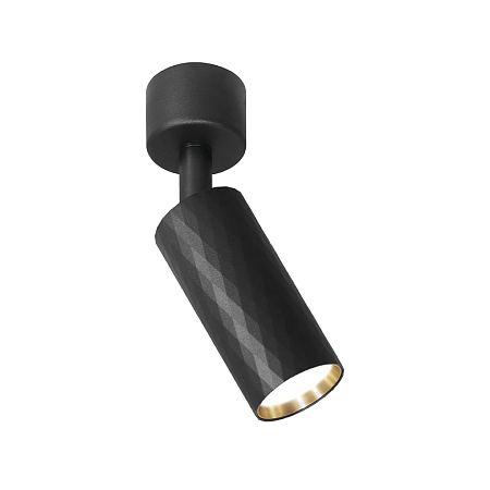 Светильник точечный под лампу Чёрный/золото MR11 с цоколем GU10 IP20 Piccole WOLTA