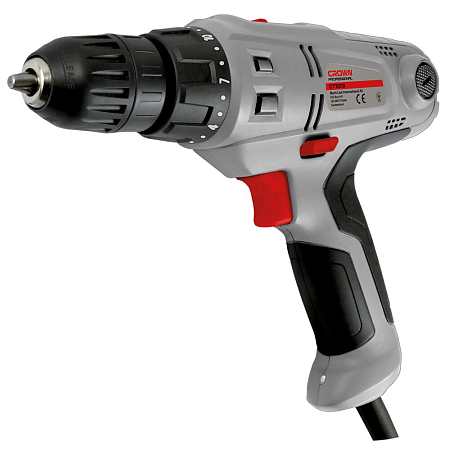 Дрель-шуруповерт сетевая CROWN CT10113 280Вт, 22Нм, БЗП 0,8-10мм