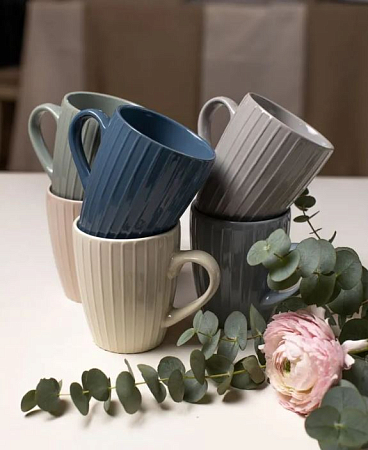 Кружка JEWEL Грань 380 мл (керамика)