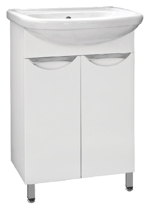 Тумба Танго 60 + ум. Эрика 61/Клермонт 60 белый (1)