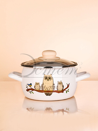 Кастрюля ЭТ-72992 "Совы" сферическая 2.0 л *4