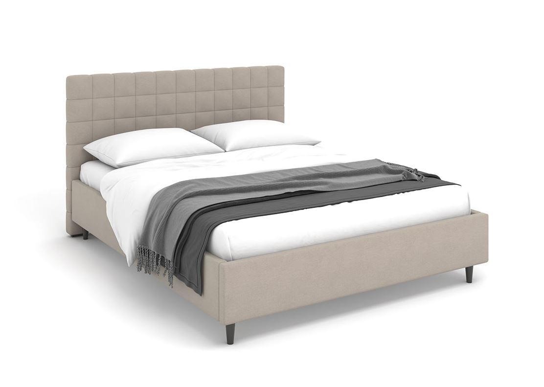 Кровать Ребекка Сканди (24) (с.м.180*200) (ТКФ), ЦП 250 Lounge 02, ВариантКроя1