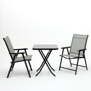 Набор мебели садовой, складной, 1 стол квадратный, 2 стула   5539822